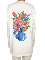 画像1: VASE FLOWERS  L/S  TEE (1)